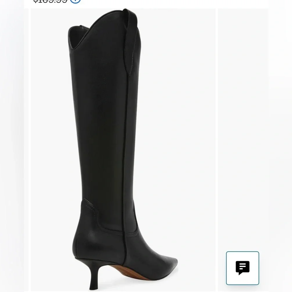 Britt Knee High Western Boot (Women) Steven New York Women Regular & Wide Calf